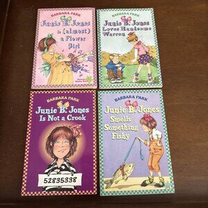 Junie B. Jones Lot of 4 various books by Barbara Park 1996-1998